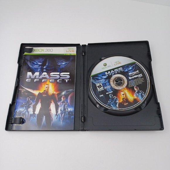 Mass Effect (Microsoft Xbox 360, 2007) CIB Complete Manual RPG Shooter Microsoft - Picture 3 of 6